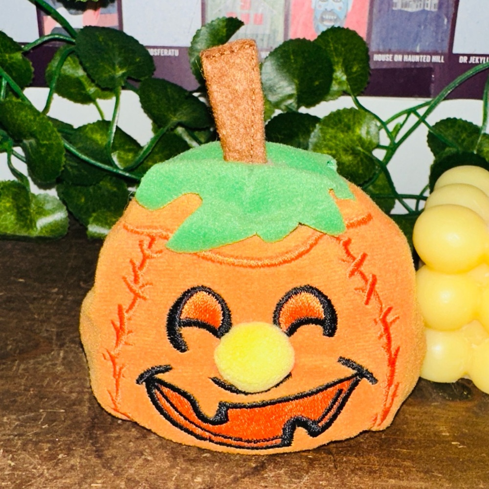 Vintage Halloween Silly Slammers 53 Gourdy Pumpkin Y2K 90’s Plush Toy